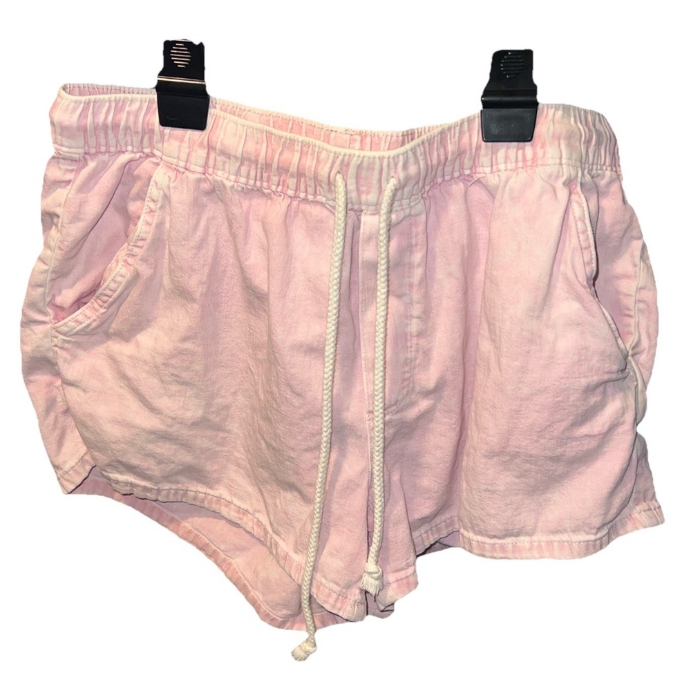 Aerie Lightweight 100% Cotton Shorts Pink Size Medium